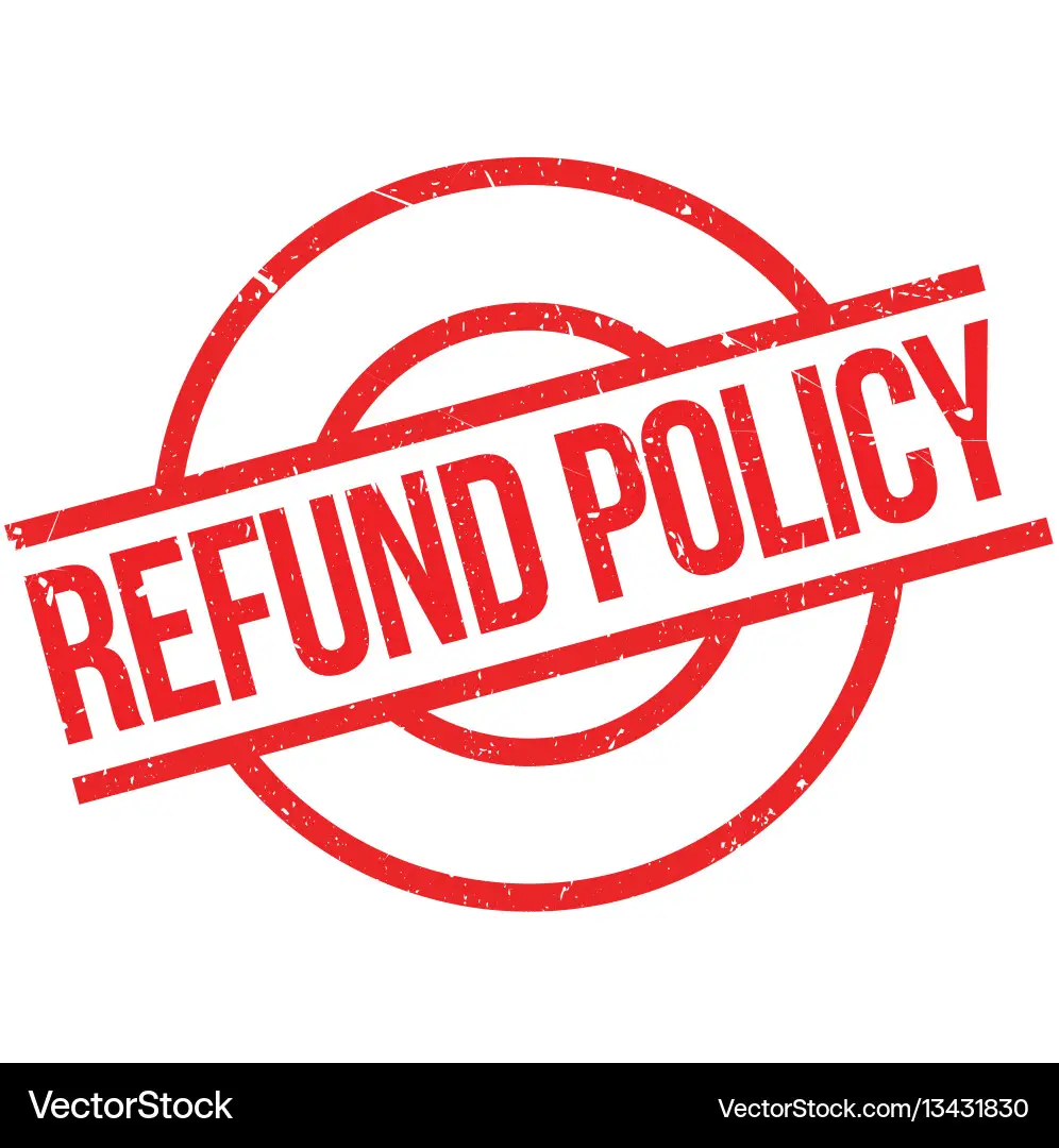 Refund and return policy